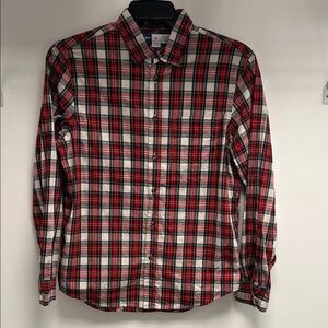 Old Navy Red and Black Checkered Shirt